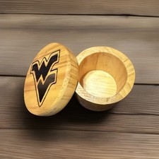 Handmade Small WVU Jewelry Box