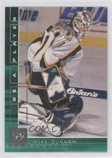 2001-02 ITG Be A Player Memorabilia Emerald 2/10 Mike Dunham #136 7ez