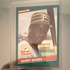 Donruss Barry Bonds Pittsburgh Pirates '86 The Rookies #11 Baseball Card