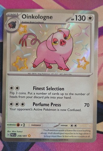 Oinkologne 208/091 SV: Paldean Fates Holo