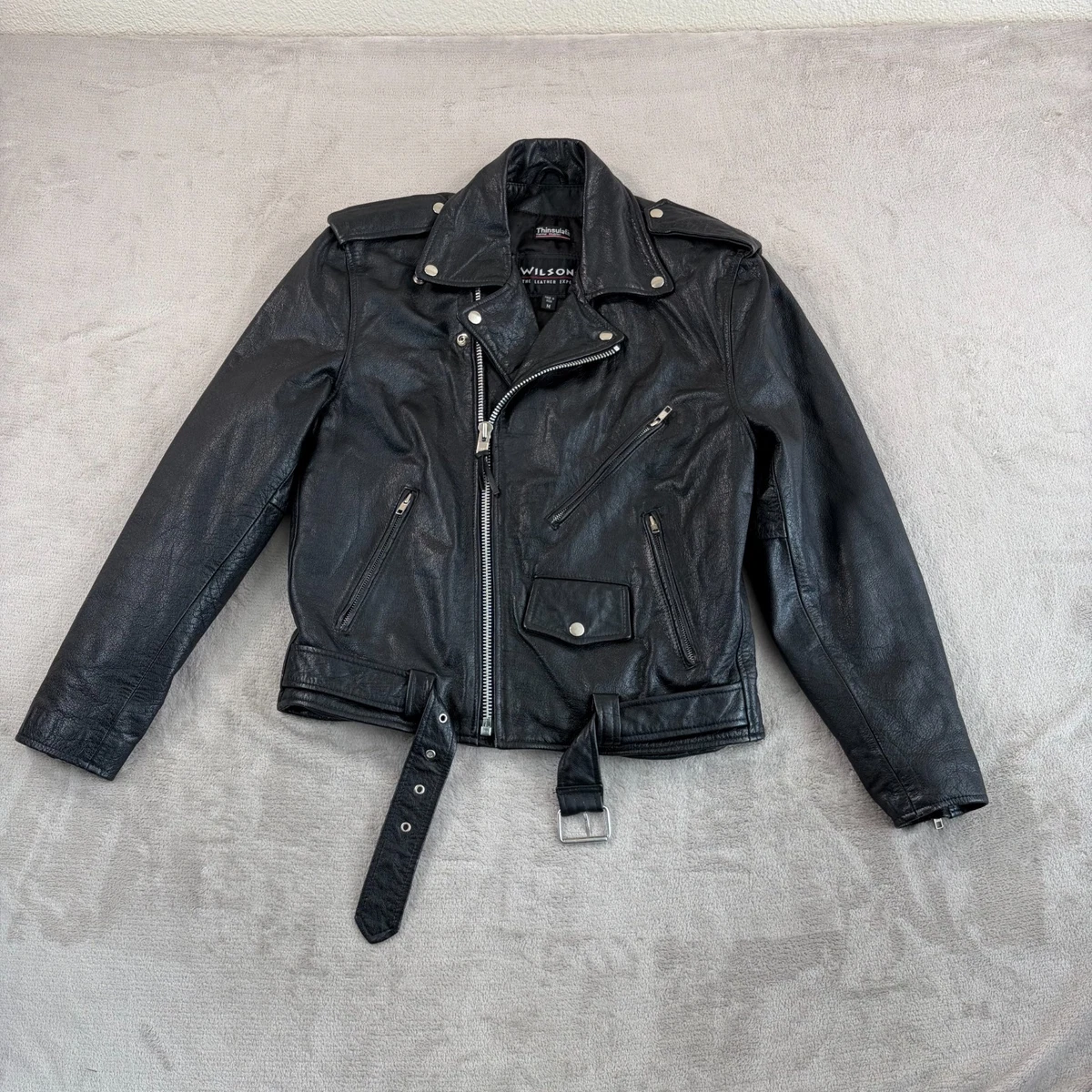Preços baixos em Jaquetas Masculinas Wilsons Leather Motocicleta