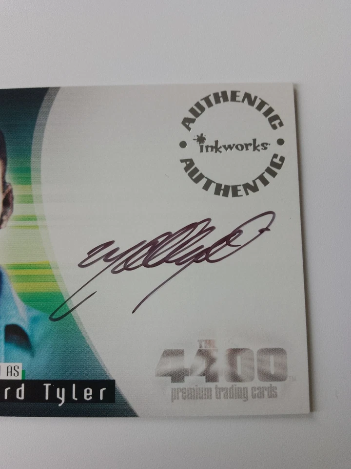 Autógrafo Mahershal Ali Inkworks 2007 The 4400 A13 Richard Tyler (Livro Verde) - Imagem 4 de 4