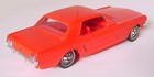 1965 AMT 7.25" DEALER PROMO FORD MUSTANG 2 DOOR HARDTOP COUPE RED — photo 3