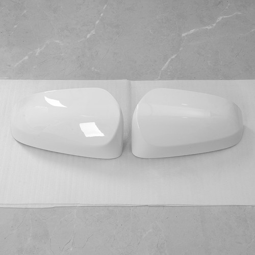 Driver&Passenger White Rear Side Mirror Cover Cap For Toyota Corolla 2014-2019 - Picture 2 of 14