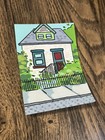 ACEO Original Painting Cottage Cozy Scenic English Nature by Kristian Harvey — photo 2