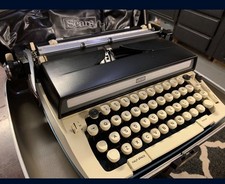 Vintage Sears Forecast 12 Portable Typewriter w/ Travel Case thumbnail