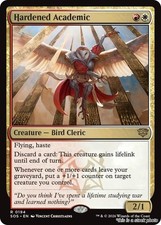 Hardened Academic (SOS 194), Normal, Secrets of Strixhaven, MTG