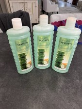 3 Bottles Avon Senses Cucumber Melon Bubble Bath, 24 oz. each