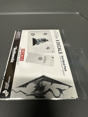 Elder Scrolls V: Skyrim Controller Gear Tech 6 Decal Pack - Brand New Sealed