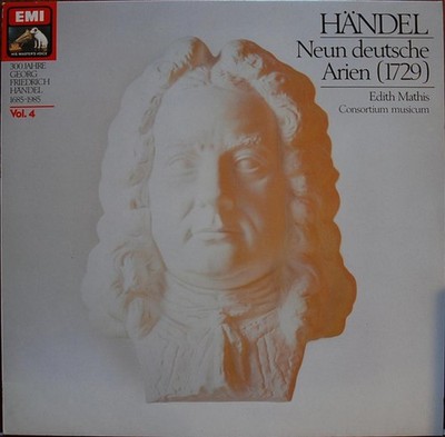 Händel* - Edith Mathis, Consortium Musicum - Neun Deutsche Arien LP Vinyl 217849