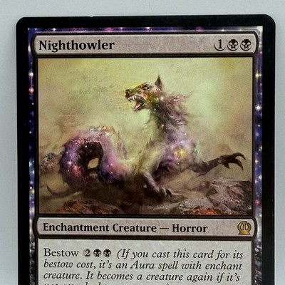 Nighthowler Foil Theros Rare Black Enchantment Creature MTG 98/249 Nils Hamm