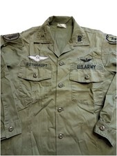 Fatigue Shirt OG-507 Theater Made Og 107 Medium 70s 1st Aviation