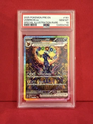 Umbreon ex 161/131 Sv: Prismatic Evolutions Holo PSA 10