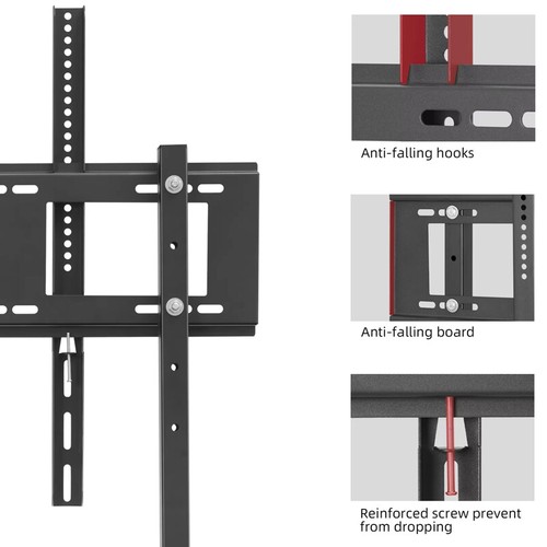 Floor TV Stand with Bracket Display Stand Mount 32-100 Inch Height Adjustable - Picture 5 of 12