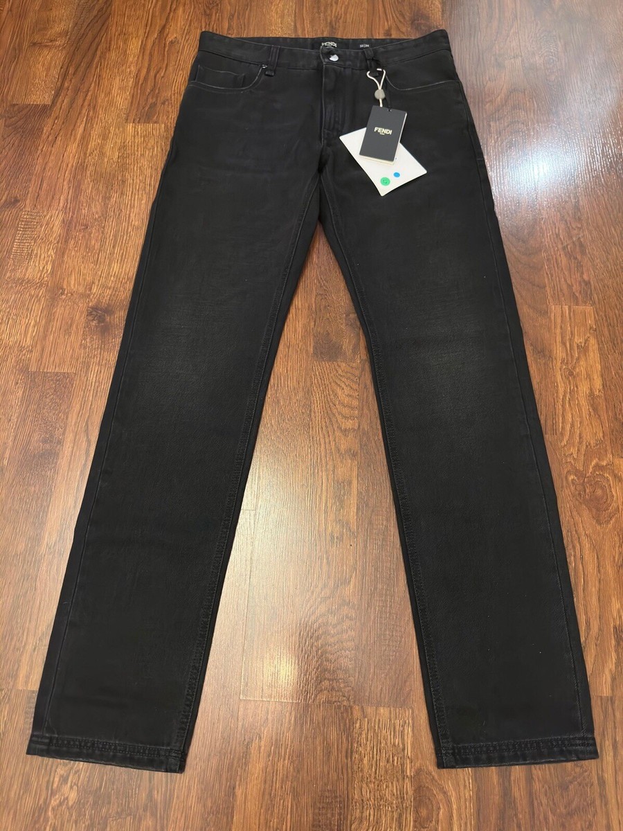Fendi X Noel Fielding Logo-patch Slim Fit Jeans RRP £780 | eBay