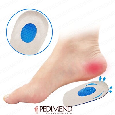 PEDIMEND  Gel Fersenschalen Schuheinlage für Fersensporn lindert Plantarfasziitis Schmerzen