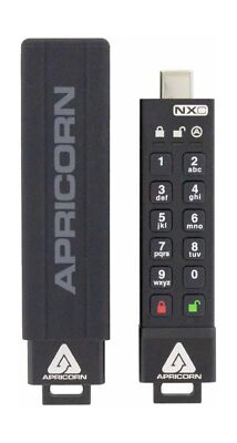 Apricorn 256GB Aegis Secure Key 3 NXC 256-Bit Hardware-Encrypted USB 3.2 Type...
