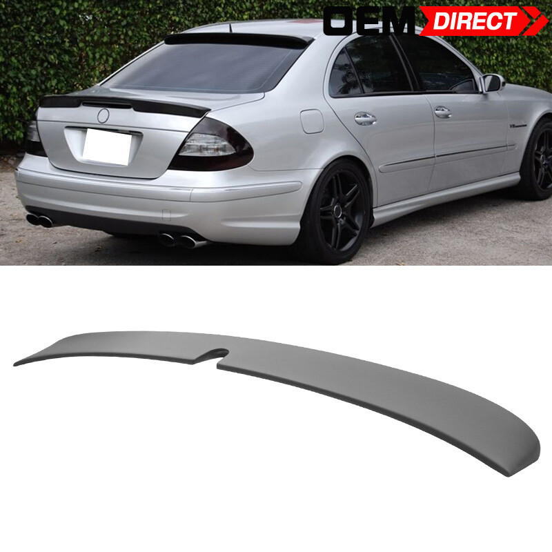 Fits 03-05 Benz W211 E-Class Rear Window Roof Spoiler Painted 