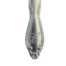 Customcraft CUS11 VTG Stainless Monogram Glossy Flatware DISC *CHOICE*