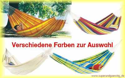 XXL AMAZONAS HÄNGEMATTE VERSCHIEDENE  MODELLE ZUR AUSWAHL BIS 200 KG  ''BARBADOS''
