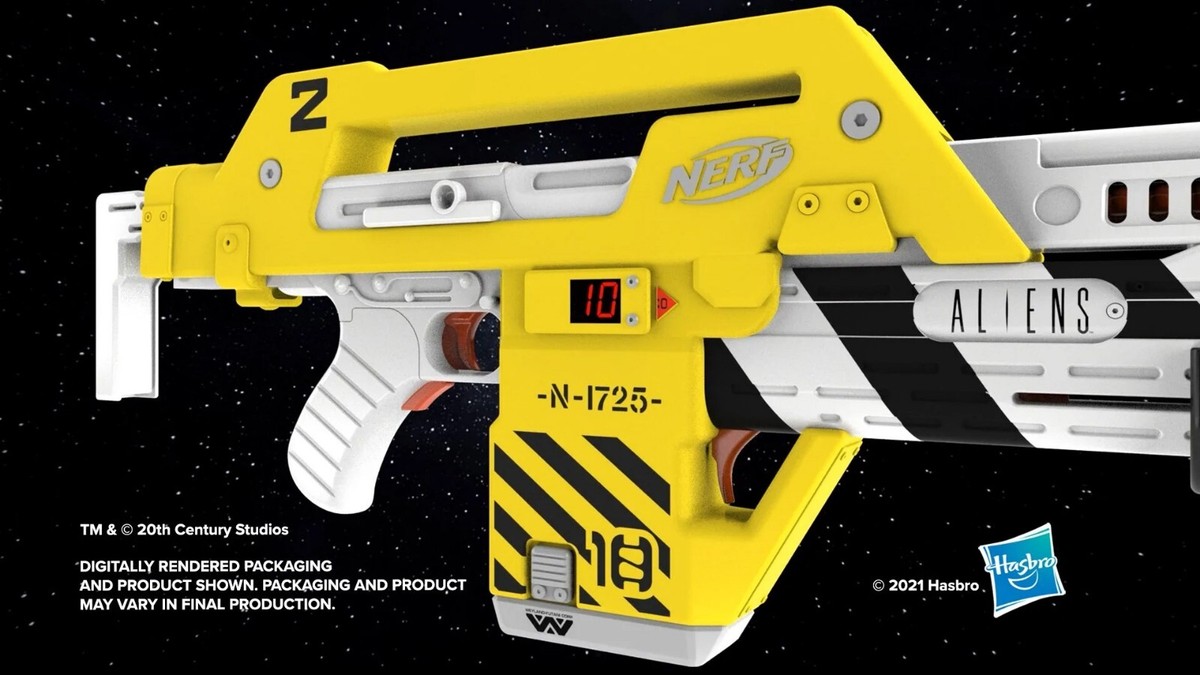 ナーフ Aliens M41-A LMTD Pulse Blaster NERF Aliens LMTD Aliens M41A Pulse Rifle Blaster NEW