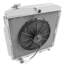 1953 1954 1955 -56 Ford F-100 Pickup Truck 3 Row Champion Wr Radiator 16 Fan 1953 1954 1955 -56 Ford F-100 Pickup Truck 3 Row Champion Wr Radiator 16 Fan