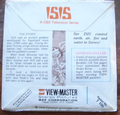 Viewmaster ISIS TV Show Joanna Cameron view-master Mint Sealed reduced 5/24 - Picture 2 of 2