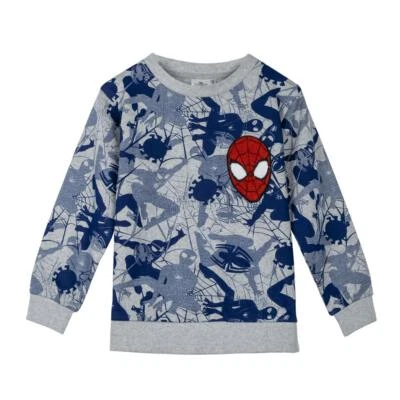 Sudadera De Algodón Cepillado Spider-Man GRIS - 6 Años | MACHO CERDÀ - Imagen 1 de 4