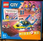 Lego 60355 Missions de détective de la police aquatique City 6+ 278 pièces NEUF Lego scellé