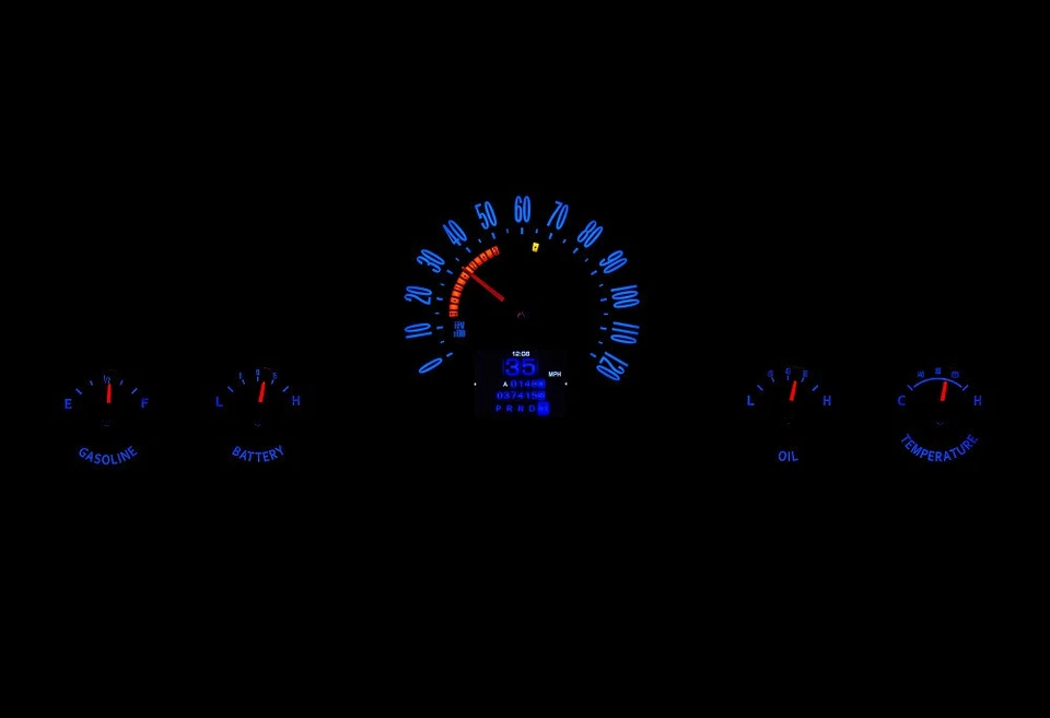 Dakota Digital 59 60 雪佛兰 Impala El Camino Retrotech 规格系统 RTX-59C-IMP-X — 第 3/4 张图片