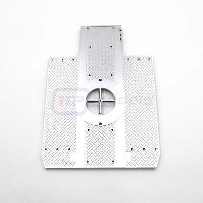 Tamiya 56310 Mastanhänger für Zugmaschine LKW, 0445742/10445742 Bodenplatte, NEU