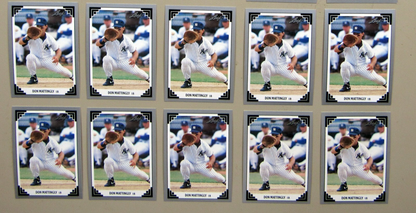 Don Mattingly #425 Baseball Cards 1991 Leaf trading card — raw and PSA graded price guide