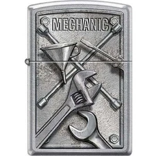 Zippo Windproof Metal Design Fire Lighter - Mechanic
