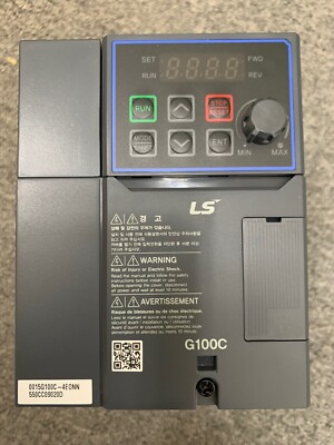 LS Inverter LSLV0015G100C-4EONN AC Drive 440VAC 3Phase 1.5kW 2Hp SV015-iG5A-4