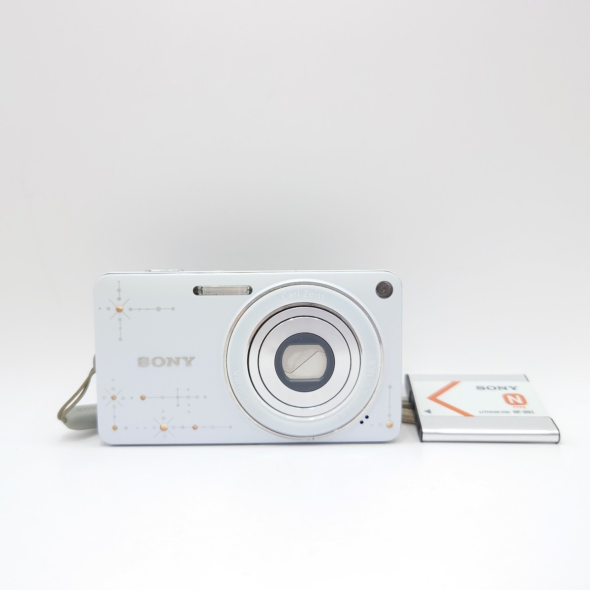 Exc---]Sony Cyber-shot DSC-W350D White 14.1MP Digital Camera