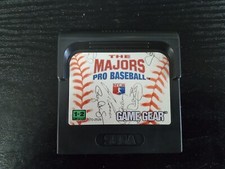 Majors Pro Baseball for Sega Game Gear GG Cart Great Shape