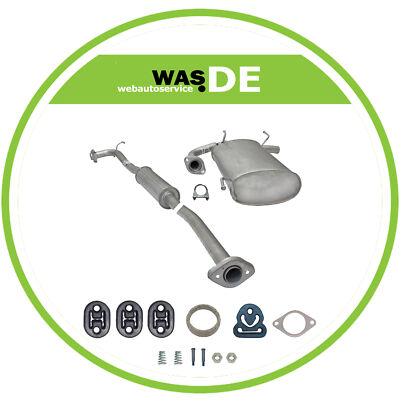 Auspuffanlage Auspuff für Nissan X-Trail (T30) 2.2 Di 4x4 + Anbaukit