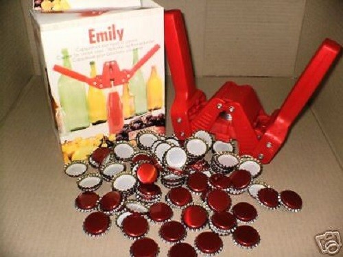 Ferrari Emily crown capper for home brew beer bottle. Crimps both 26mm and 29mm
