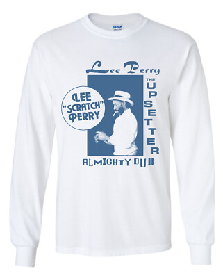 Lee Scratch Perry long Sleeve T-Shirt - Reggae Dub Roots - The Upsetter Almighty