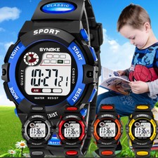 Kids Digital Watch Sports Outdoor Waterproof for Child Boys Girl Alarm Stopwatch
