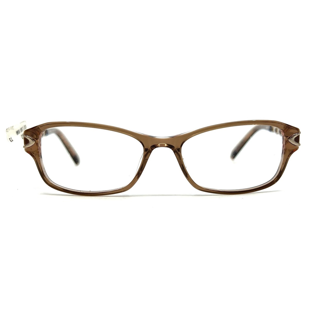 Splendor SP 3005 LBR Translucent Brown Full Rim Eyeglasses Open Sides Frame Only Splendor SP 3005 LBR Brown Round Full Rim | Mercari main image 4