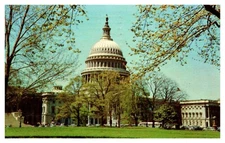 Washington, D.C. The Capitol Vintage Chrome Postcard Posted 1967