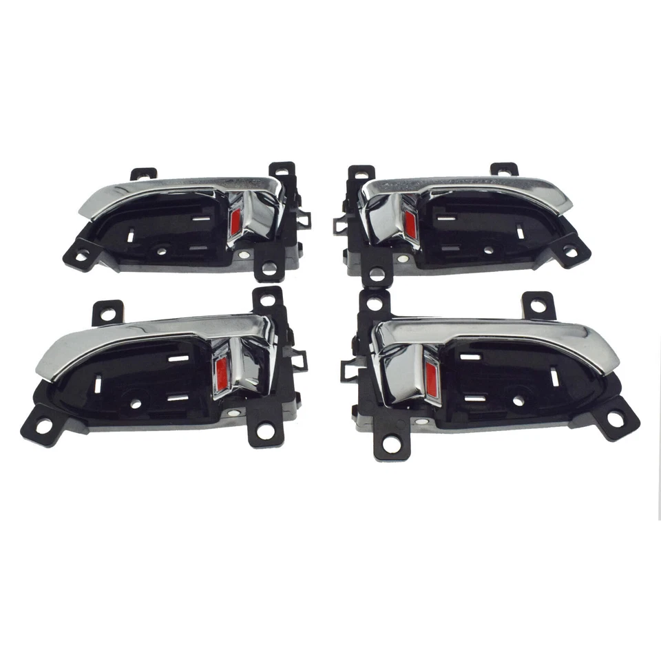 Fits For Kia Sportage 11-16 Inside Door Handles Chrome Front Rear Left Right Set - Image 4 of 4
