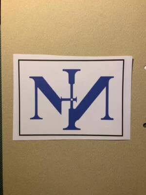 Nine Inch Nails - Classic Blue Sin Logo gestanzter Vinylaufkleber NIEDRIGE LAGERWARE