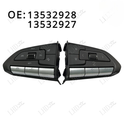 1 Pair Multi-Function Steering Wheel Buttons For GM Cadillac XT4 XT6 2020-2021.