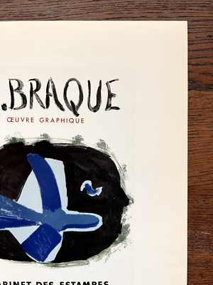 1959 Georges Braque Poster Lithograph 