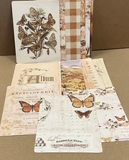 Prima Marketing,  Autumn Sunset, Journaling Cards, 4" x 3", 12 Cards