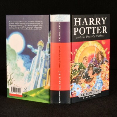 2000-2007 4vol Harry Potter 4 5 6 7 J K Rowling First Edition Dust
