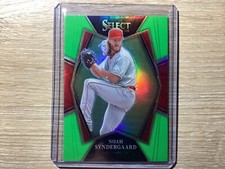 2022 Panini Select Premier Level Neon Green Prizm /99 Noah Syndergaard #170 Halo