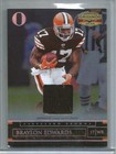 Braylon Edwards 2007 Donruss Gridiron Gear Game Used Jersey #100/100
